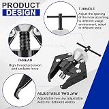 DASBET Battery Terminal and Wiper Arm Puller Tool Heavy-Duty Kit 1/16"-1-1/16" view 3