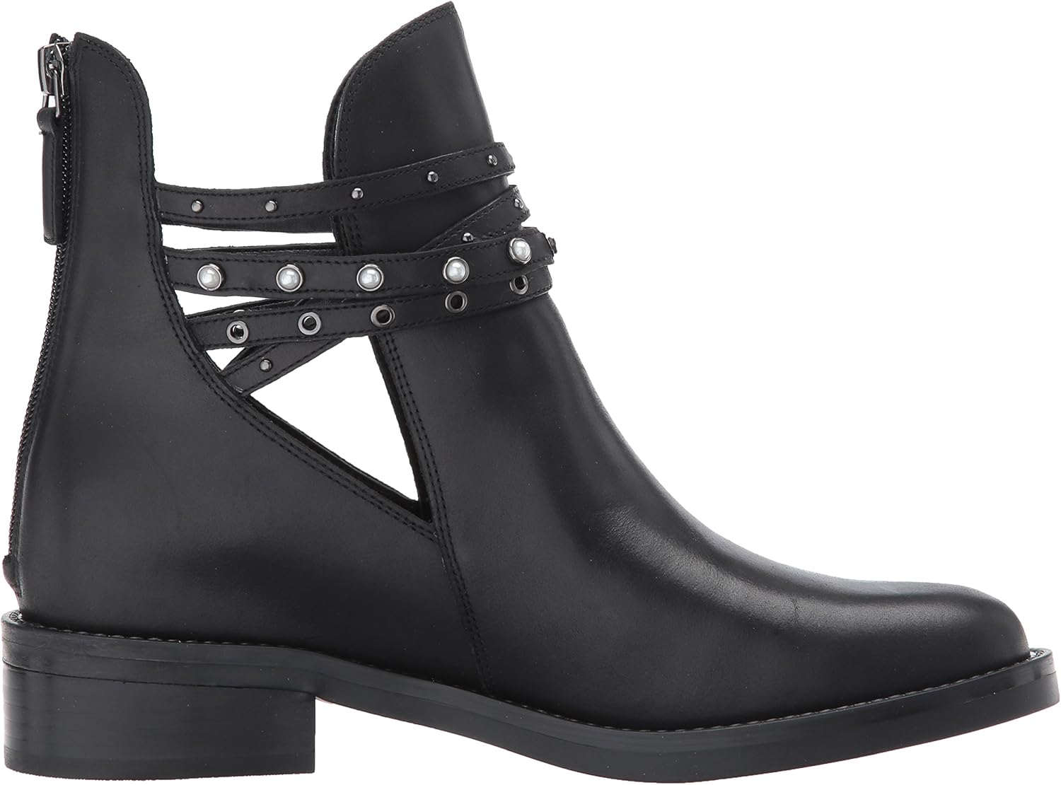 nine west travis studded strappy bootie
