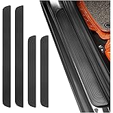 4PCS Car Door Sill Protector,Anti-Scratch &amp; Waterproof Car Door Sills Scratch Protection,Universal Car Exterior Accessories Automotive Door Entry Guard for Car,Truck,SUV (Black, Width 1.57")