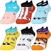 WEVIAS Kids Girls Socks Unicorn Ankle Funny Cartoon Low Cut Cotton Cute Novelty Fashion Toddler No Show Silly Socks 6 Pairs