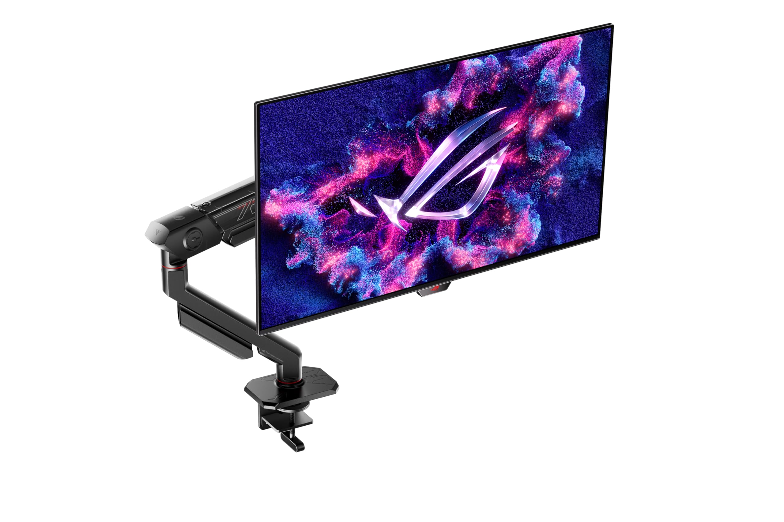 ASUS ROG Swift 27” (26.5” viewable) 1440P OLED DSC Gaming Monitor (PG27AQDM-R) - QHD (2560x1440) 240Hz, 0.03ms, G-SYNC Compatible, 99% DCI-P3, True 10-bit, Monitor Arm Included, 3 yr Warranty