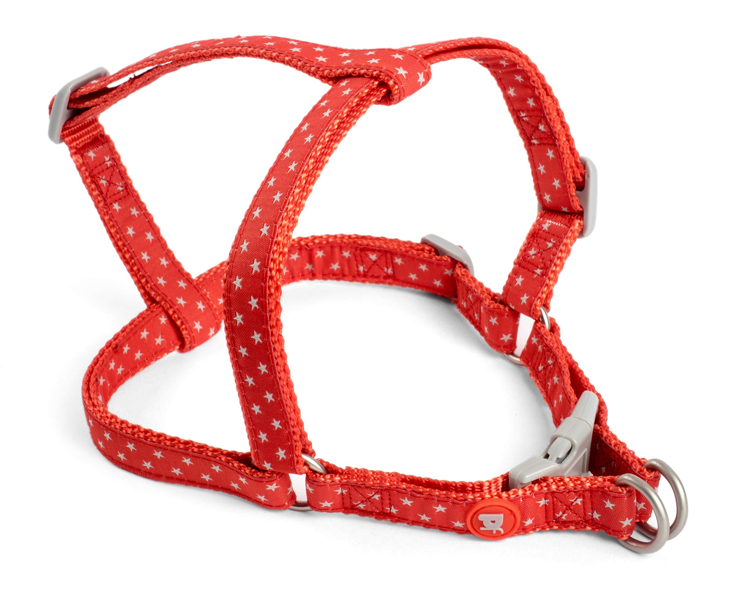 Petface (Little Petface) Puppy Dog Harness, Small, Grey Stars
