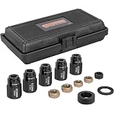 Shop Iron 51937 12-Piece Wheel Stud Installation and Rethread Kit, For use with 1/2-20", M12 x 1.25, M12 x 1.5, M14 x 1.5, &amp; M14 x 2.0 Button Head Wheel Studs