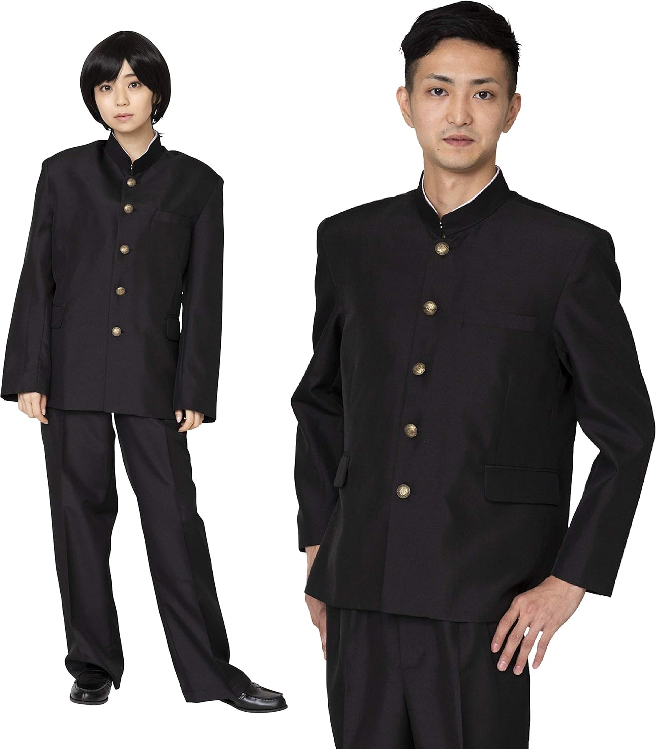 Party City コスプレ 学ラン プレミアム L 黒 おもちゃ おもちゃ Amazon