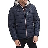 Tommy Hilfiger Men's Midweight Sherpa Lined Hooded Water Resistant Puffer Jacket