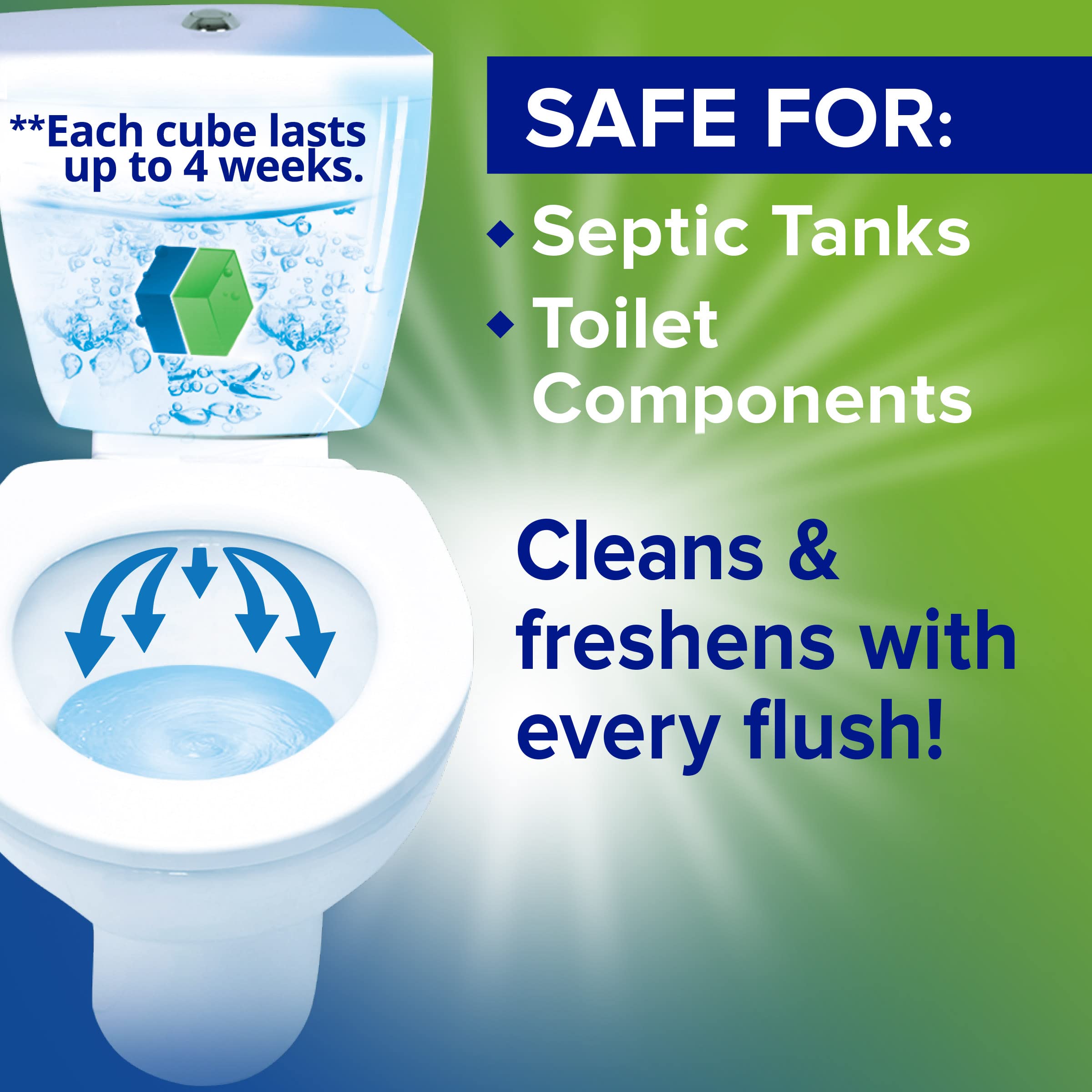 Soft Scrub In-Tank Toilet Cleaner Duo-Cubes, Alpine Fresh, 2 Count