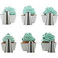 BeBeFun Piping Tips Large Icing Tips Cake Decorating Large Piping Tips Set Cupcake Frosting Piping Kit Extra Large Size In Set.