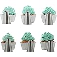 BeBeFun Piping Tips Large Icing Tips Cake Decorating Large Piping Tips Set Cupcake Frosting Piping Kit Extra Large Size In Se