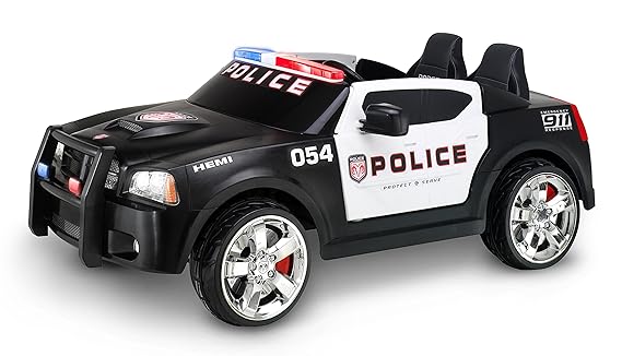 childrens electric police car