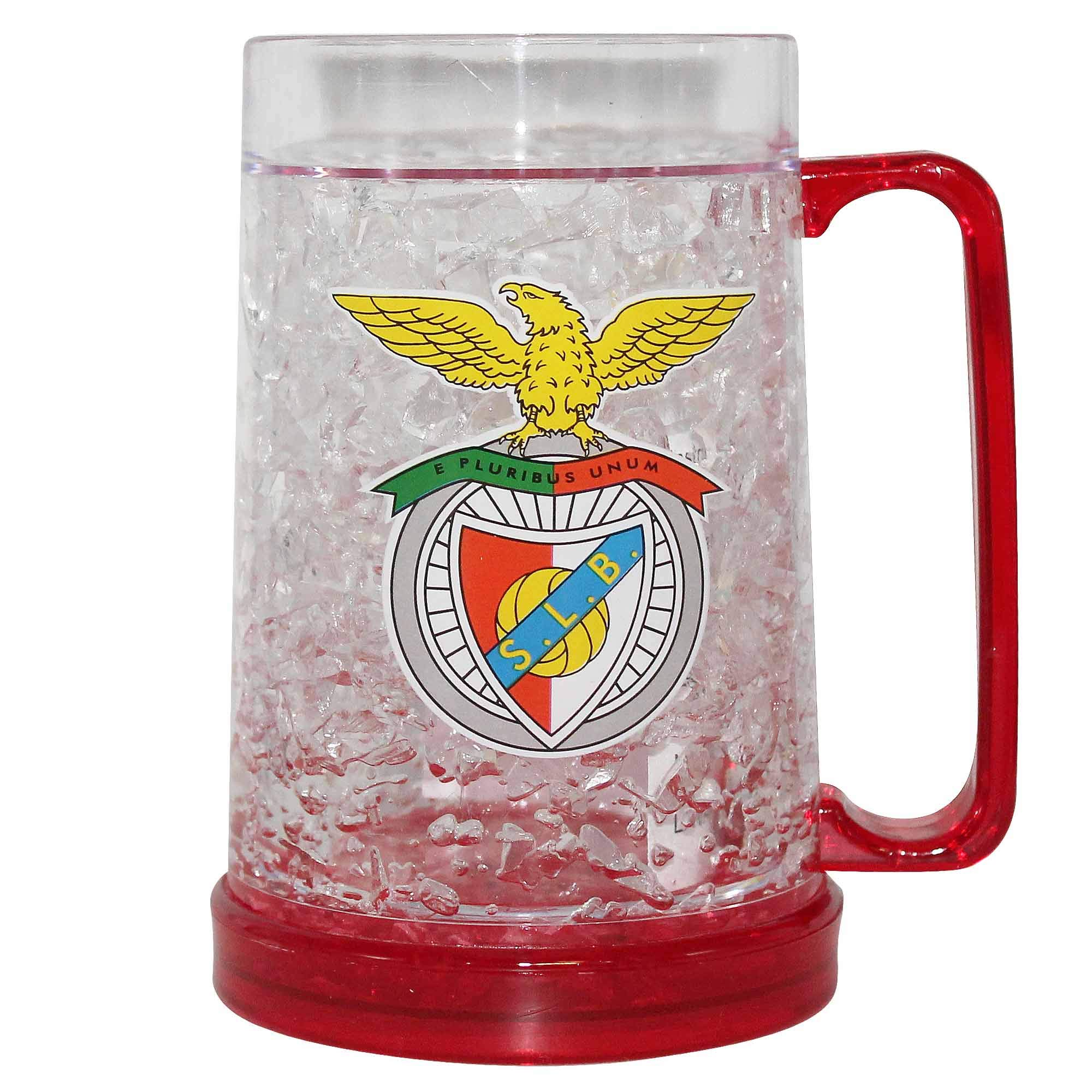 SL Benfica Official Freezer 16oz Tankard for Ice Cold Drinks (16cm in Height)