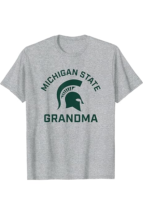 Amazon.com: Michigan State MSU Spartans Arched Grandpa T-Shirt : Clothing,  Shoes \u0026 Jewelry