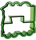 Evriholder Train Bytes Sandwich Crust Cutters, Green and Blue, Pack of 2