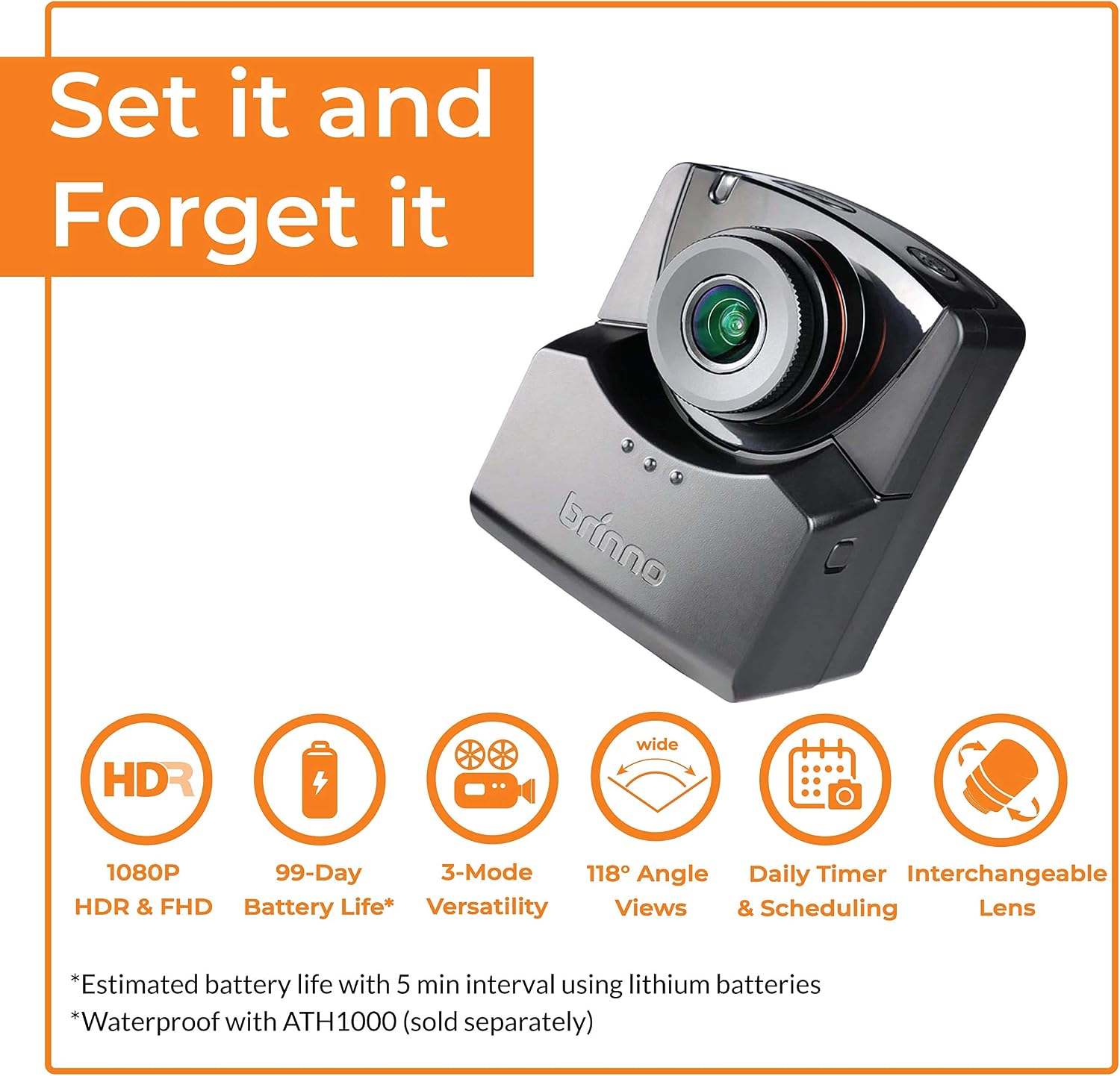 Brinno TLC2020 HDR Time Lapse Camera, Step Video, Stop Motion, Chronography, LCD Display 2.0", Full HD Video Resolution - Image 4