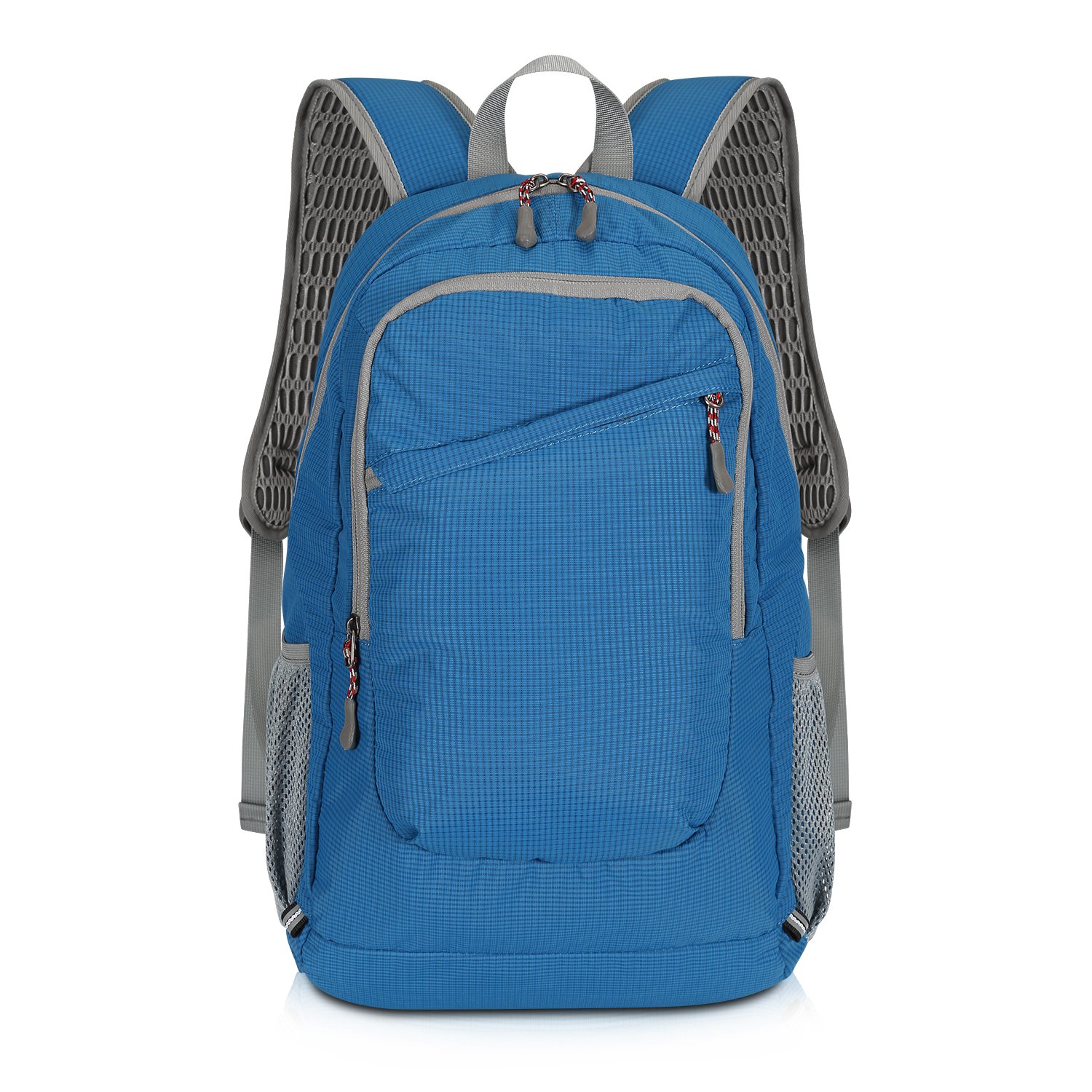 ibagbar Lightweight Travel Backpack Hiking Backpack Water Resistant Casual Multipurpose Daypack for Men and Women Blue