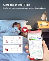 ThermoPro TP357 Bluetooth Hygrometer Mini Room Thermometer with Alerts view 5