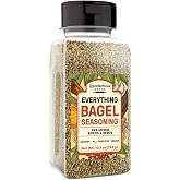 Unpretentious, Everything Bagel Seasoning, 8 Oz | For seasoning bagels, enhancing salads, and adding flavor to roasted vegetables
