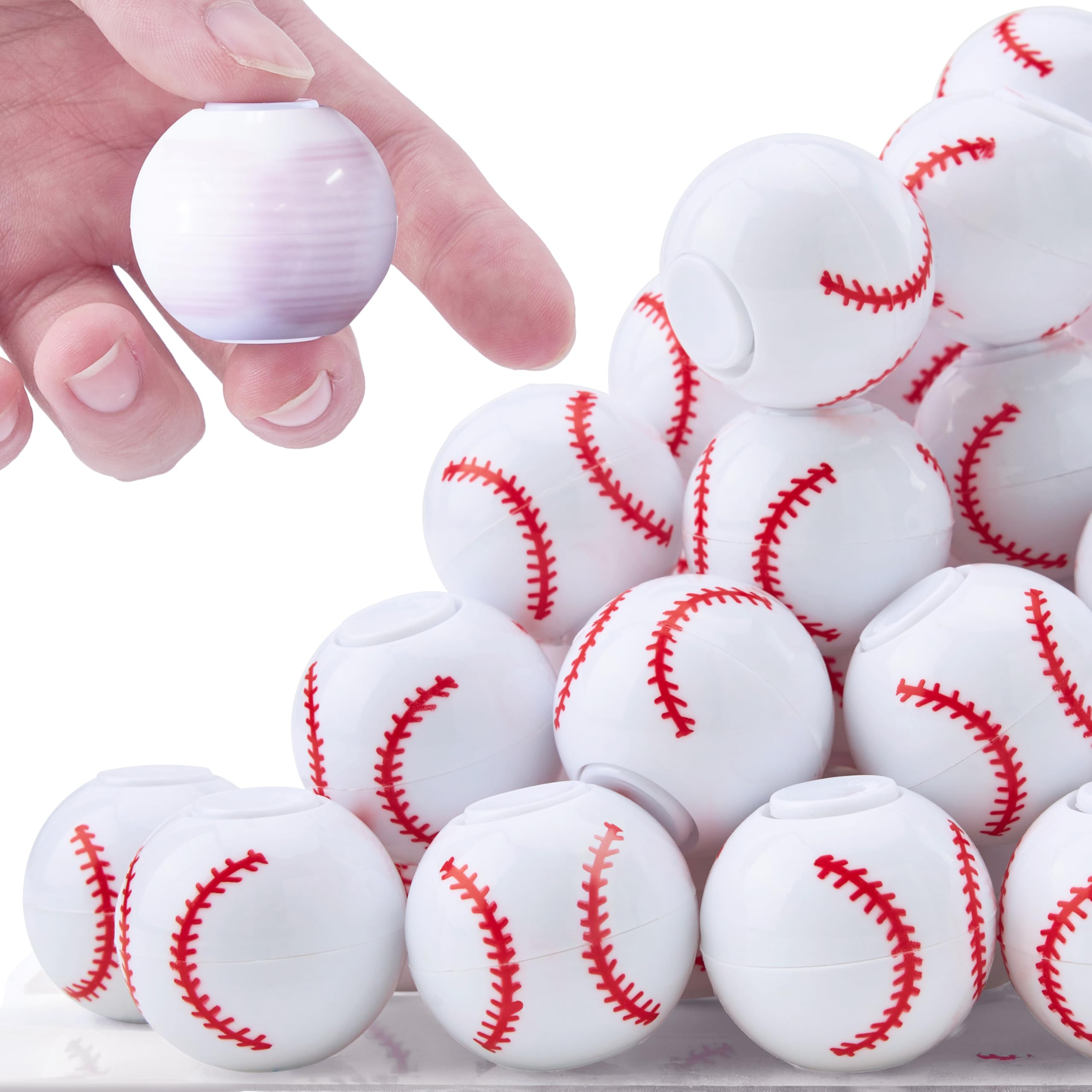 Photo 1 of JOYIN 36 Pack Baseball Fidget Spinners for Kids, Baseball Party Favors, Fidget Toys Bulk, Stress Balls, Goodie Bags Stuffers for Birthday Party, Treasure Box Toys for Classroom