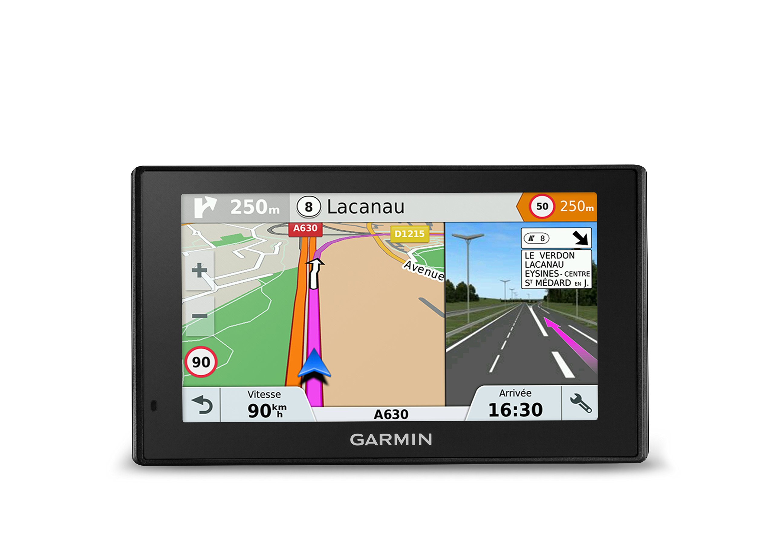 Garmin Drive 5 Plus MT-S - Car GPS - 5 Inch - European Maps 46 Countries - Maps, Traffic, Lifetime Hazard Zones - Built-in Wi-Fi