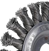 AB Tools 115mm Flat Twist Knot Wire Wheel Brush 22.2mm Bore Angle Grinder TE579 view 6