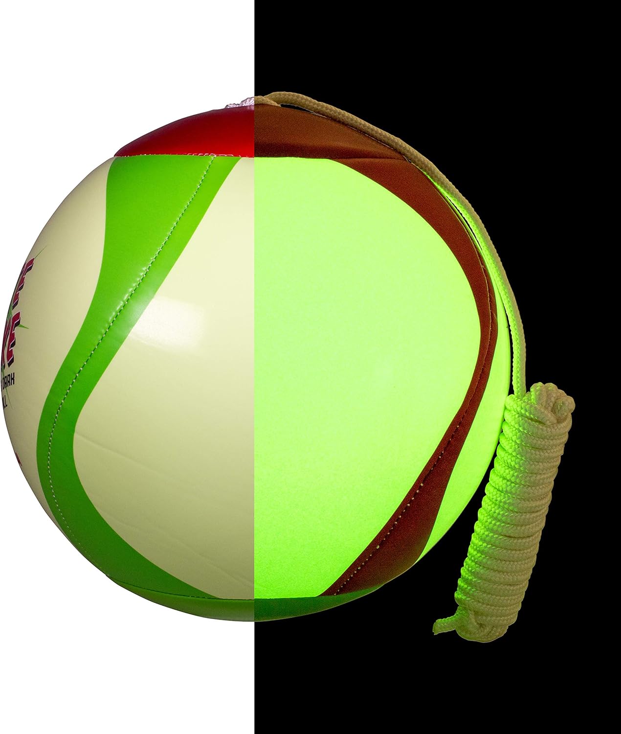 Mikasa Glow in The Dark Outdoor Tetherball, Multicolor : Tetherball Equipment : Sports & Outdoors