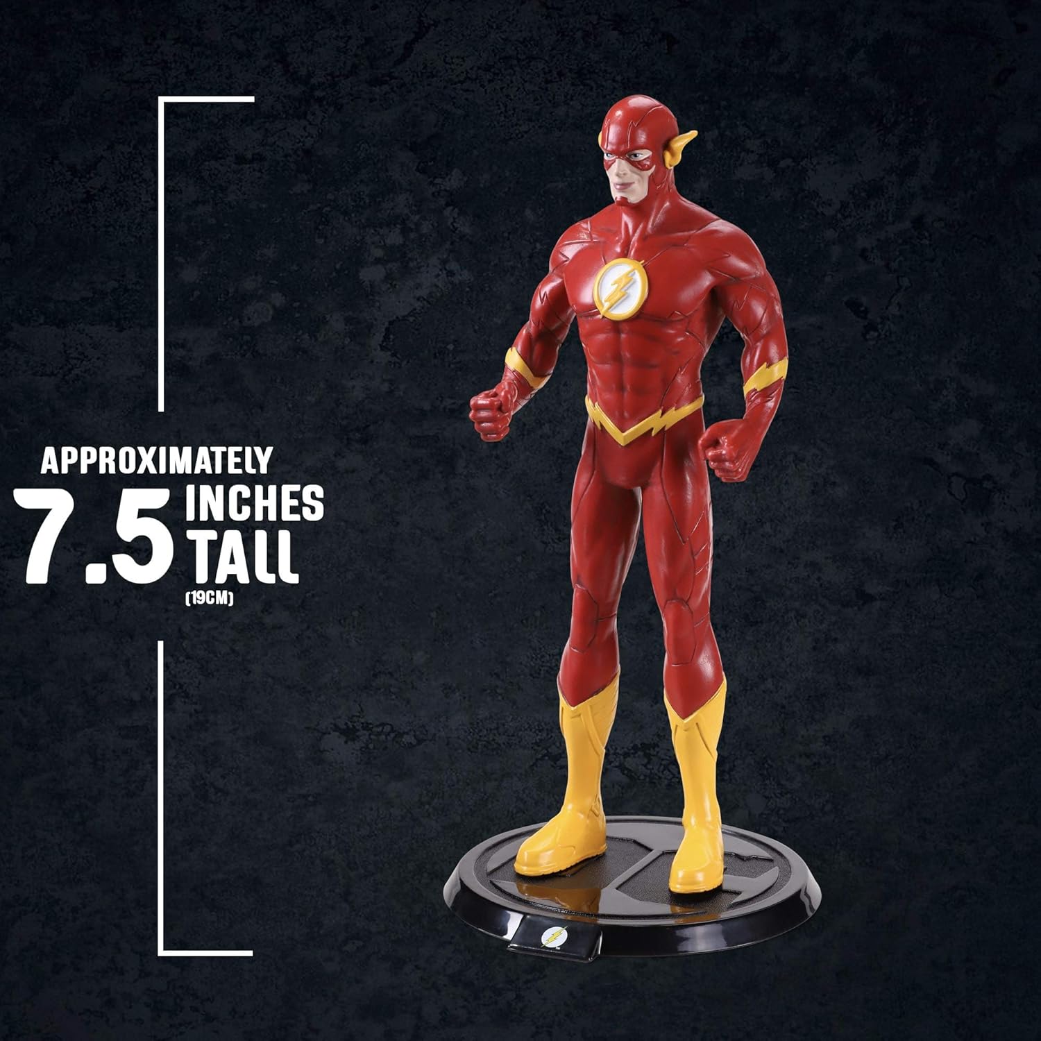 The Noble Collection BendyFigs DC The Flash, Officially Licensed 7.5in (19cm) DC Bendable Toy Collectable Figures With Stand - Image 5