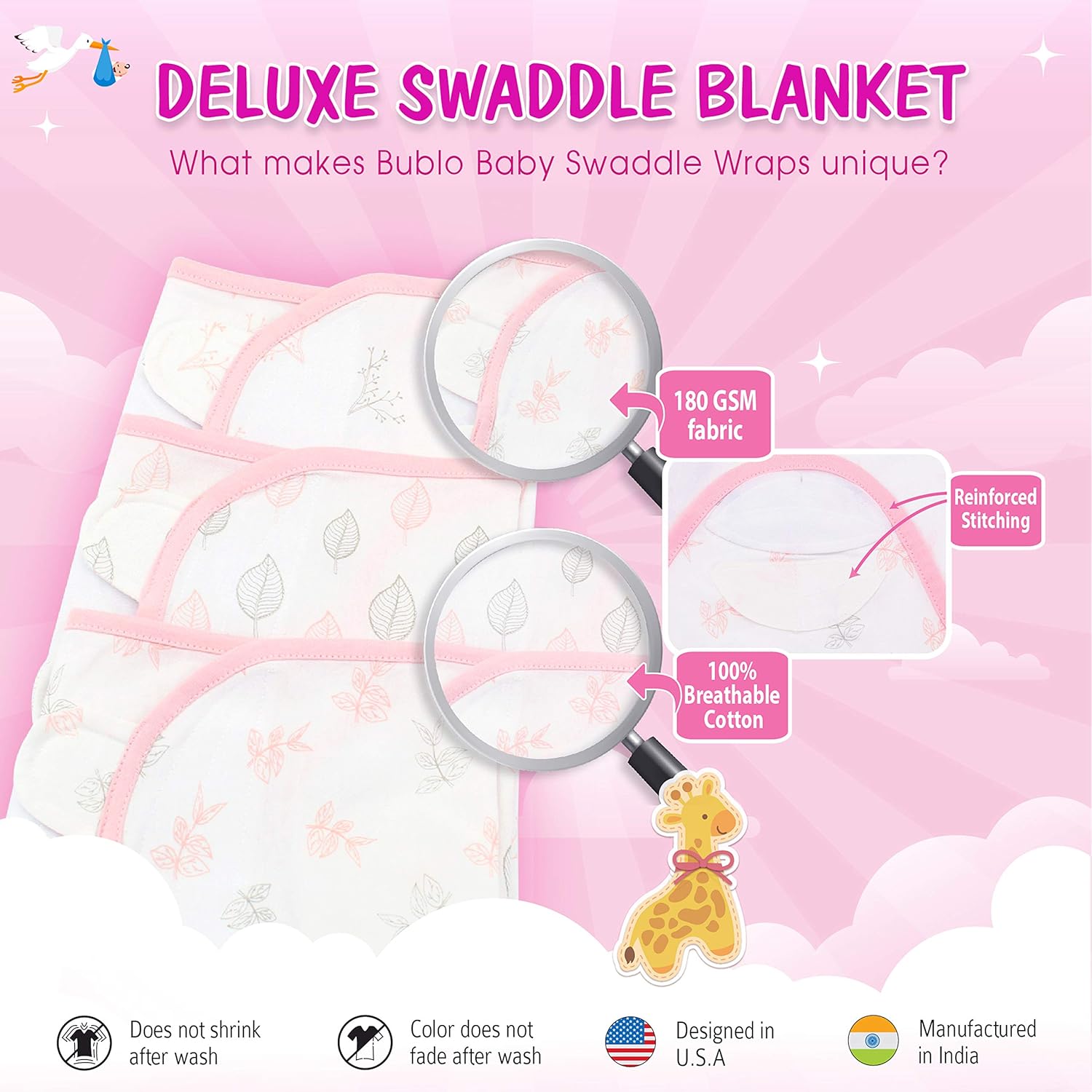 bublo baby swaddle wraps