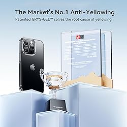 CASEKOO for iPhone 15 Pro Max Case Crystal