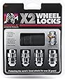 Gorilla Automotive (71641X) 14mm x 1.50 Thread Size Acorn Chrome X2 Wheel Lock, (Pack of 4)