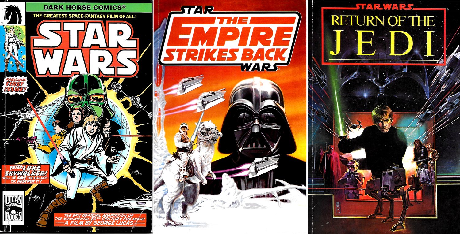 Amazon Com Star Wars Trilogy The Comic Book Adaptation A New Hope The Empire Strikes Back And Return Of The Jedi 3 Volumes Archie Goodwin Roy Thomas Books