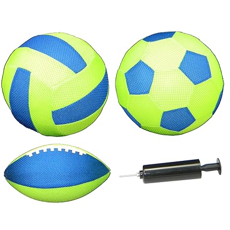 Best Sporting Neopren Beach-Ball-Set Aufblasbälle MESH 4-teilig