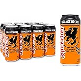 Sprecher Orange Dream 16 fl oz Cans (12 Pack), Fire-Brewed Craft Soda with Real Honey, Gourmet Orange Soda, Caffeine-Free Handcrafted Soft Drink