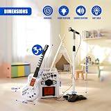 The Magic Toy Shop Kids Electric Guitar Amp Microphone Stand Set White 3+ view 8