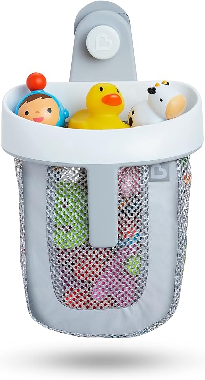 Munchkin Super Scoop Bath Toy Organiser Basket Net with Suction Cup