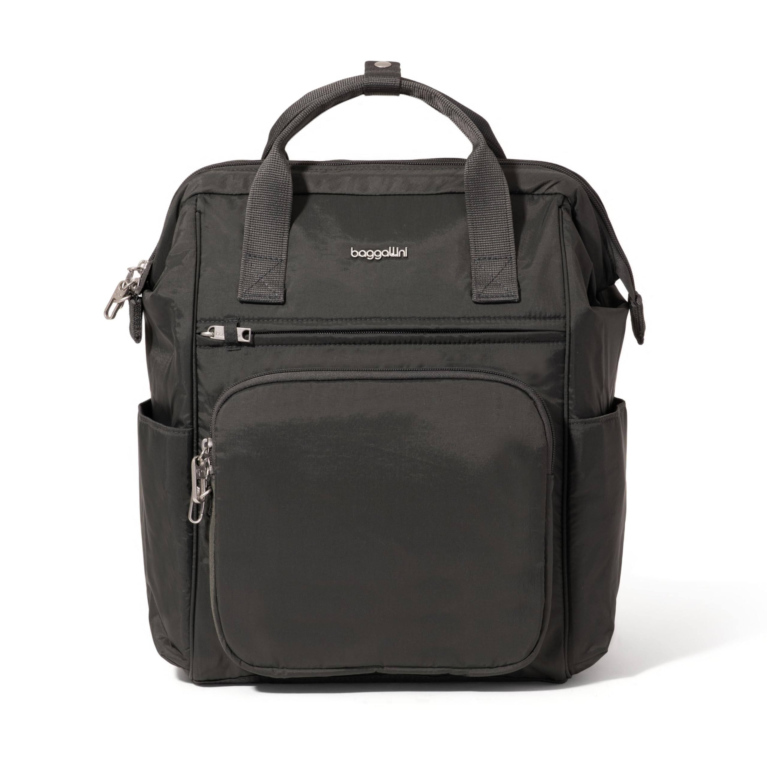 baggallini securtex anti-theft windsor backpack for travel, work & college, rfid & locking zipper, u