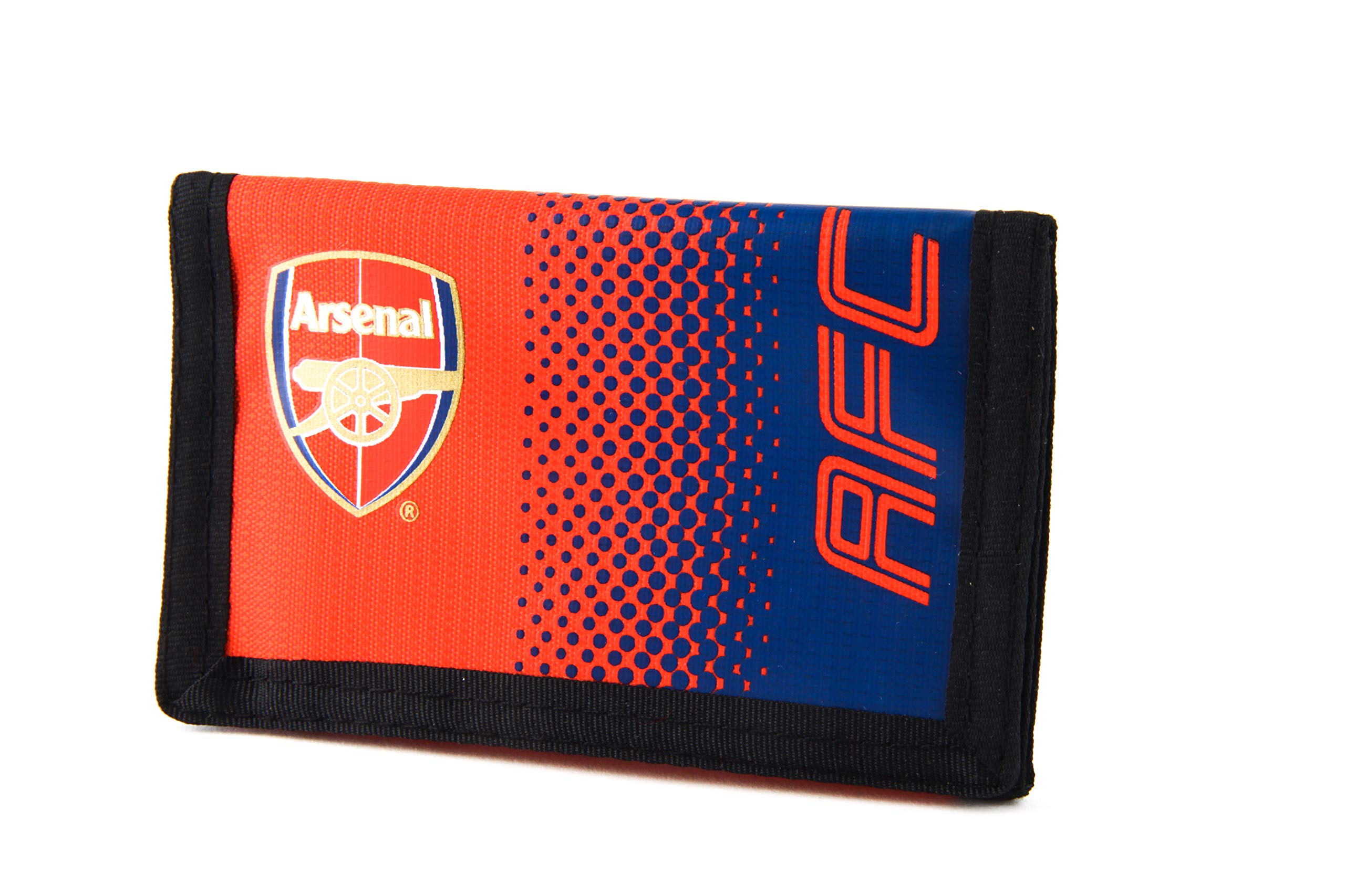 Arsenal F.C. Nylon Wallet Official Merchandise, Red