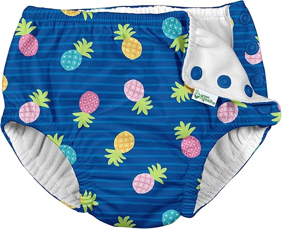 baby girl swimsuit with snaps