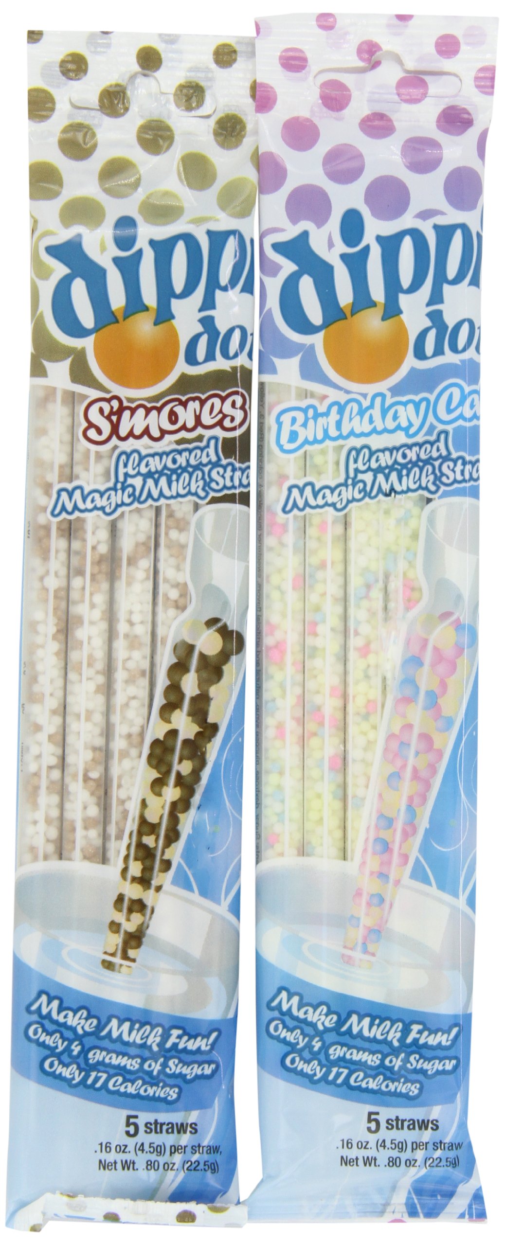 4 Packs Official Milk Magic Flavored Straws Chocolate