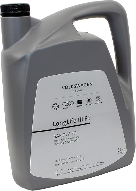 Volkswagen Aceite Motor Longlife Iii Fe Sae 0w 30 Aprobacion Vw 50400 50700 5 Litros Gs55545m4eur Amazon Es Coche Y Moto