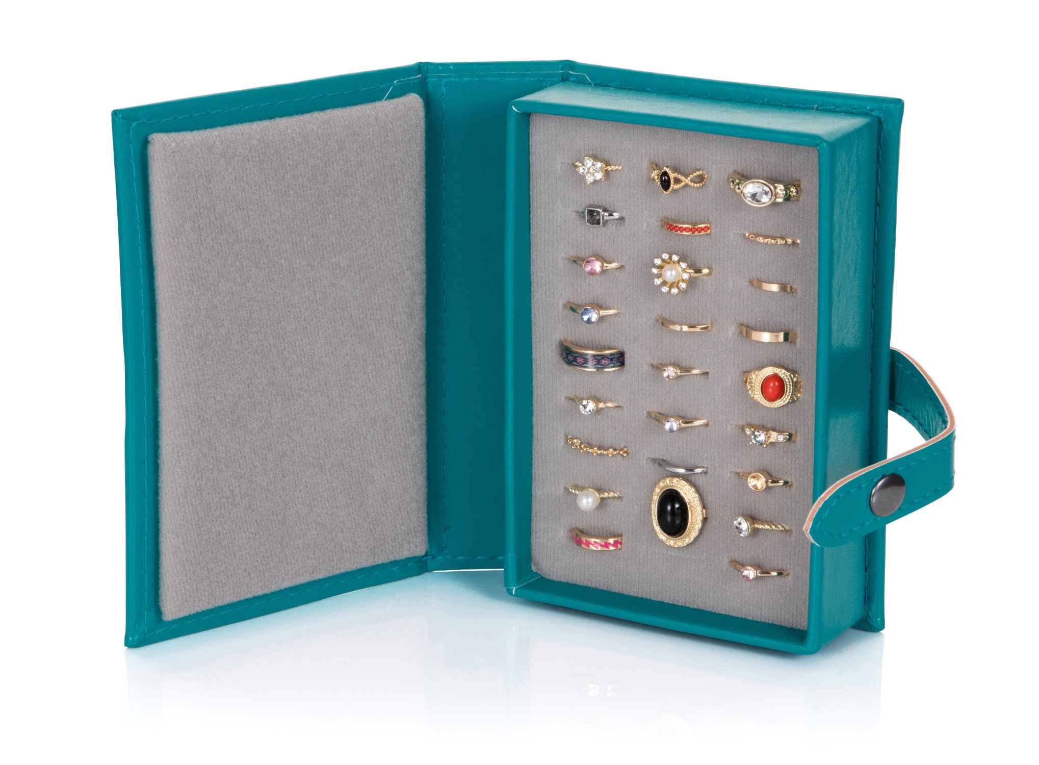 Little Little Book Of Rings Storage - Small Teal