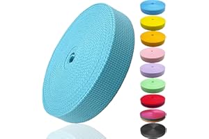 ADALT LION Nylon Webbing 1 Inch 1.5Inch Wide, Heavyweight Webbing Strap 12 Yard, Nylon Straps for Indoor or Outdoor DIY Gear Repair, Pet Collars, Crafts