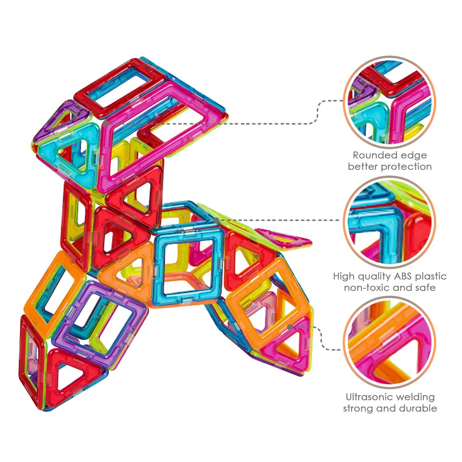 intey building block magnetic toys