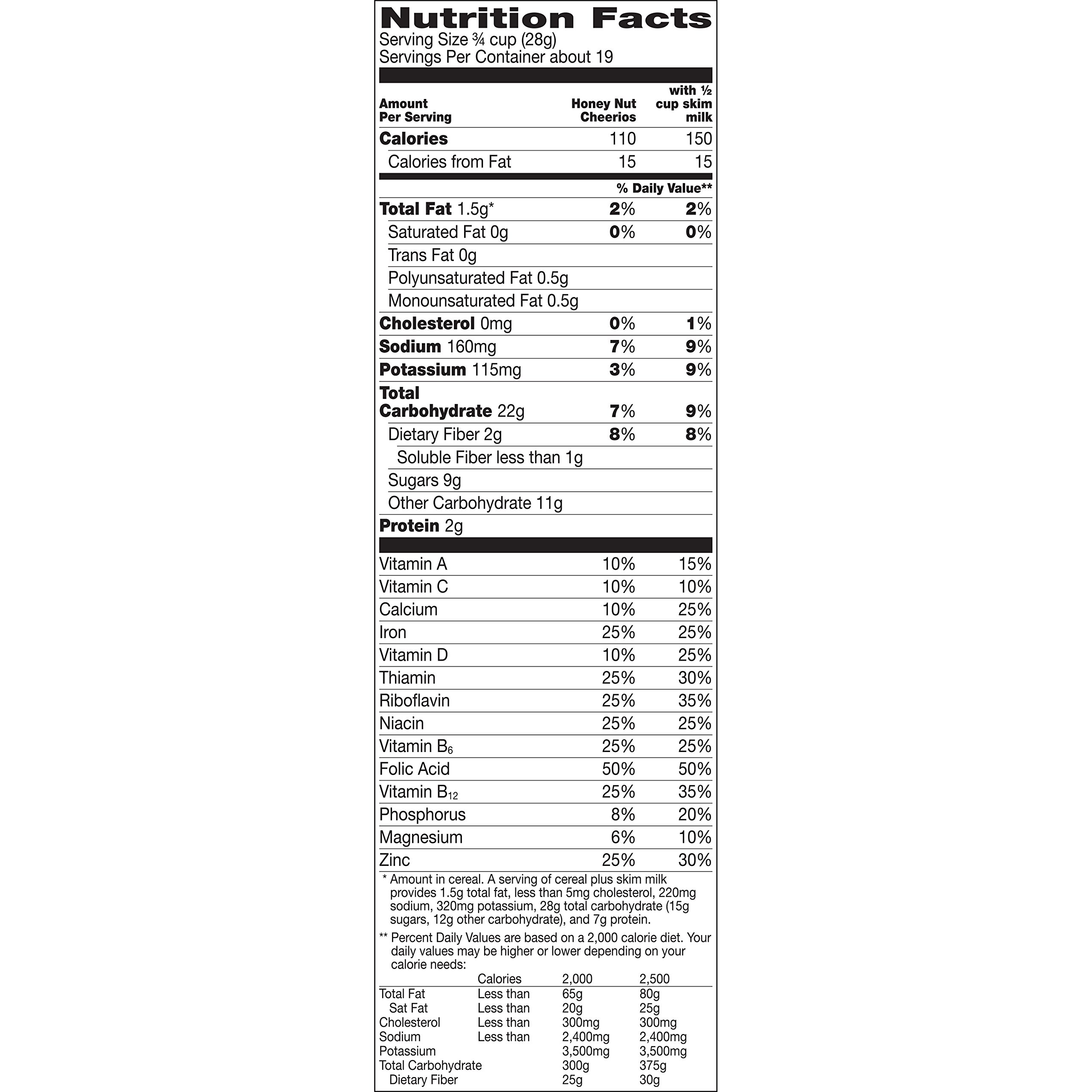 Honey Nut Cheerios Naturally Flavored Sweetened Whole Grain Oat Cereal, 19.5 Ounce - Image 4