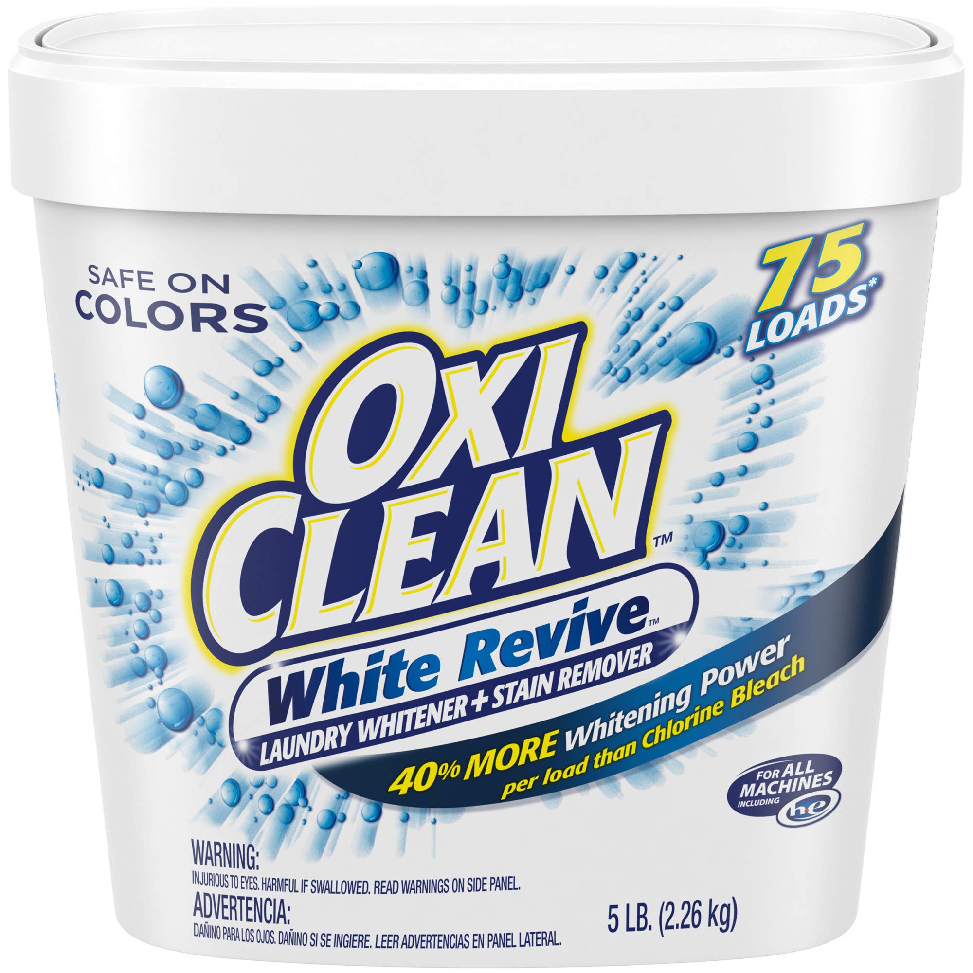 OxiClean White Revive Laundry Whitener + Stain Remover, 80 Ounce