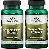 Swanson Grape Seed Extract (Standardized) 50 Milligrams 120 Capsules (2 Pack)