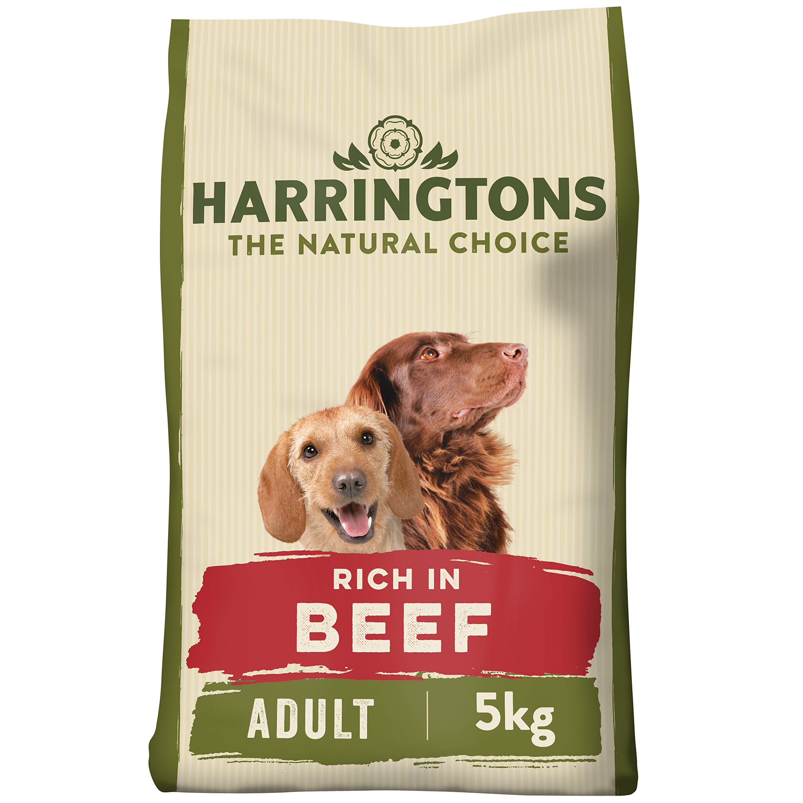 Harringtons Complete Dry Dog Food Beef & Rice 3x5kg - Made with All Natural Ingredients