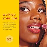 Burt's Bees Red Dahlia Tinted Lip Balm Natural 8 Hour Moisture Shea Butter view 4