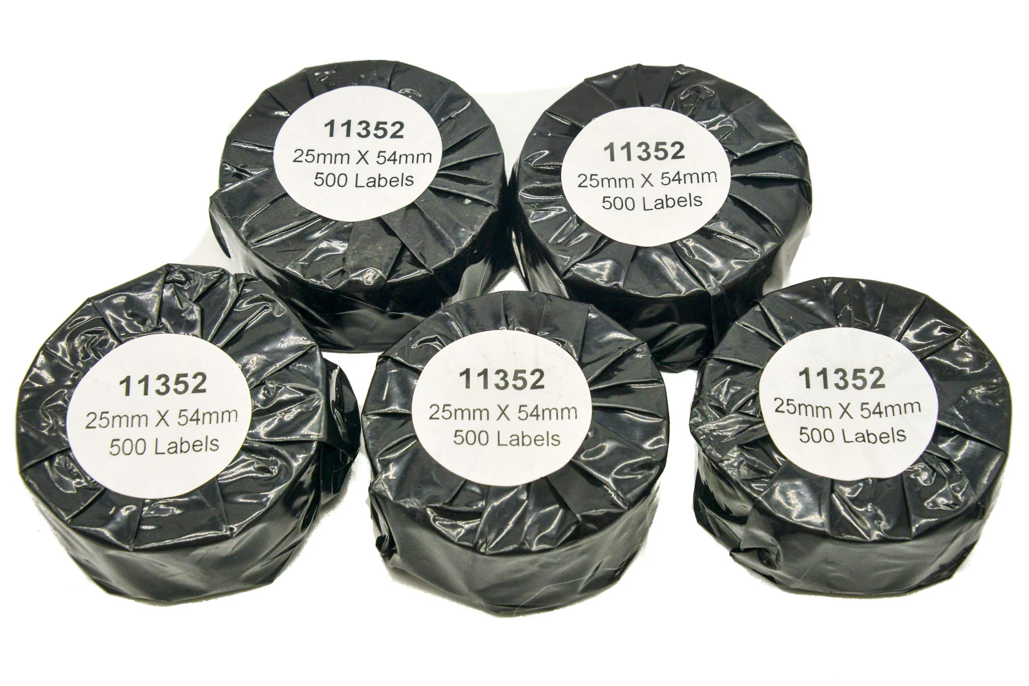 11352 / S0722520 Address Labels 500/roll 25mm x 54mm (Pack of 5) Compatible with Dymo LabelWriter 4XL 450 400 330 320 310 Twin Turbo Duo Seiko SLP 450 430 420 400 240 220 200 120 100 Pro Plus
