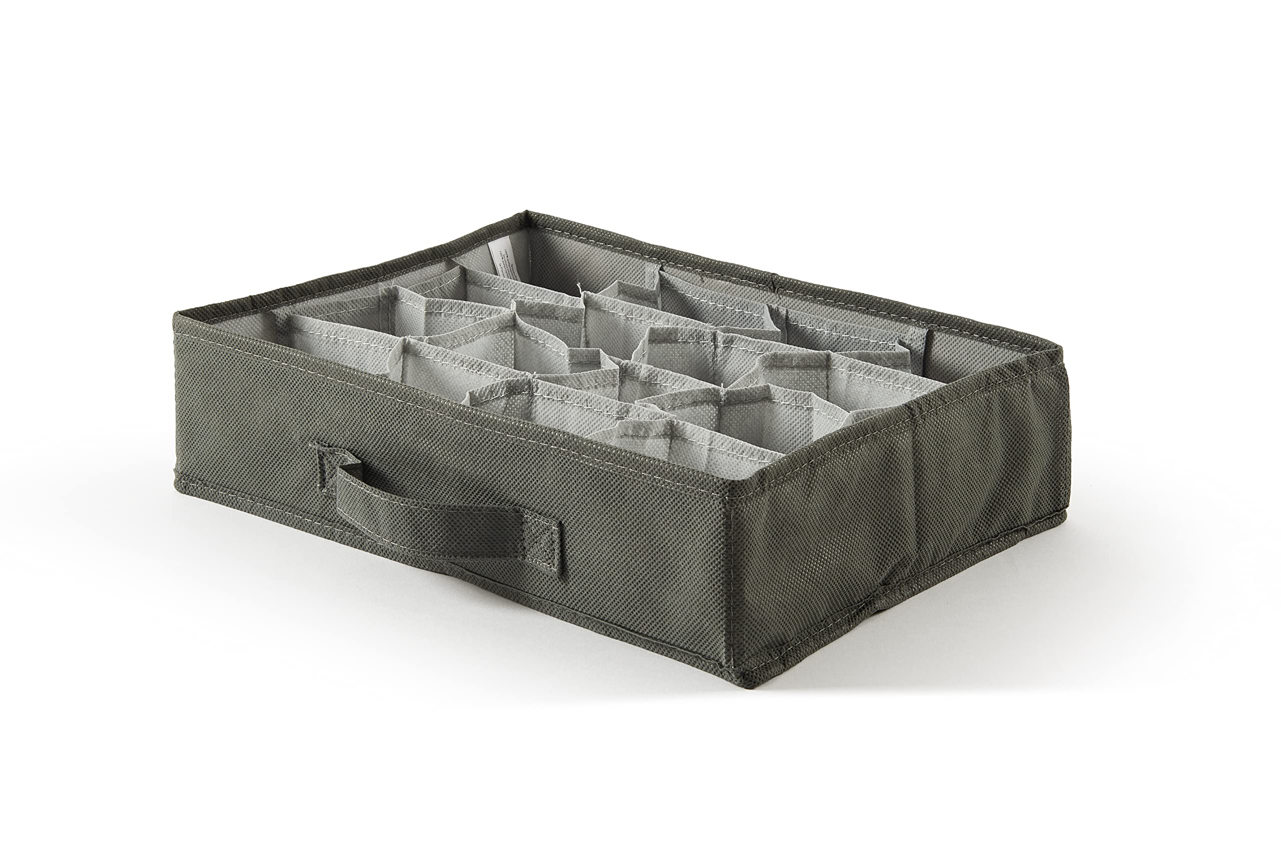 Perfetto Organizer Tnt Drawer Easybox Dimension-35 x 28 x 9 Cm. -16 Places, Color-Ash, Fabric, One Size