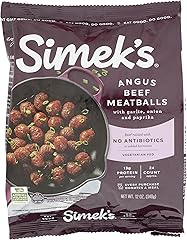 Simek's, Original Beef Meatballs, 12 Ounce