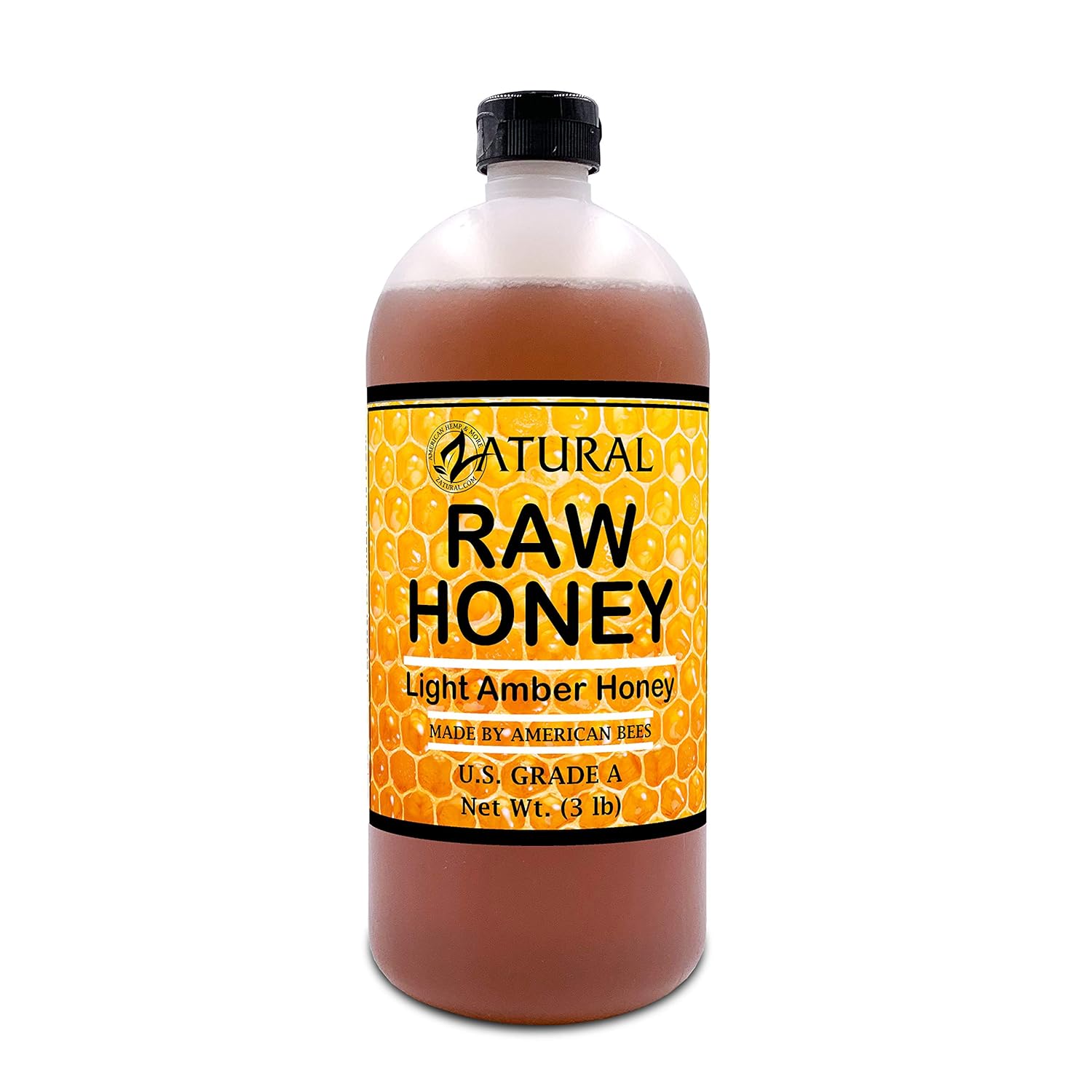 Amazon Com Honey Raw Fresh Air Idaho Grade A Light Amber Honey 3 Pound Grocery Gourmet Food